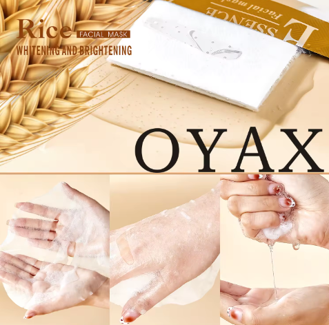 Rīsu mitrinoša sejas maska 30ml x 10gab.