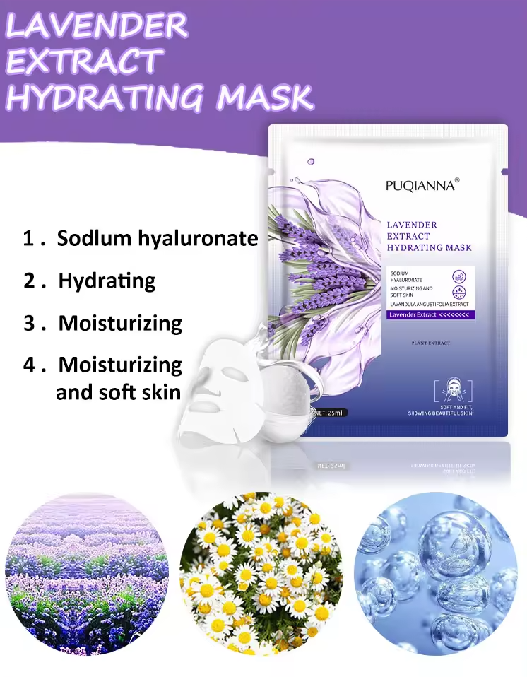 Lavandas ekstrakta sejas maska 25gr