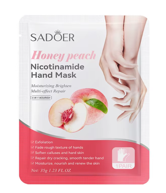 Persiku roku maska - cimdiņi, 35g