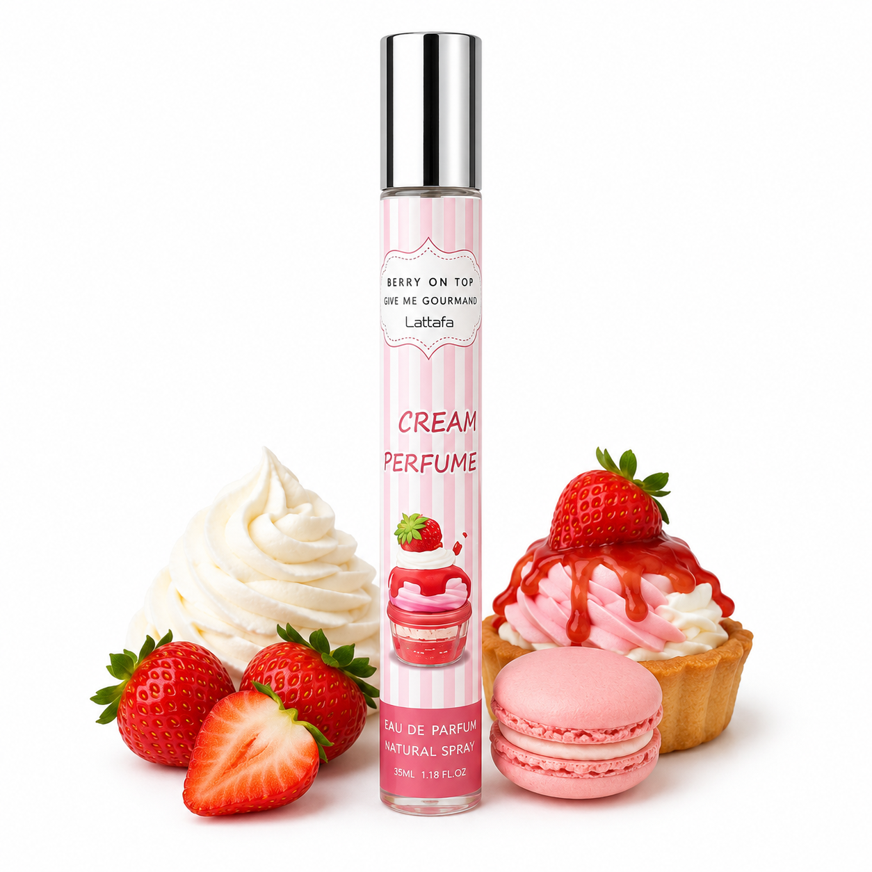 Lattafa Berry On Top – Give Me Gourmand Cream Perfume 35 ml