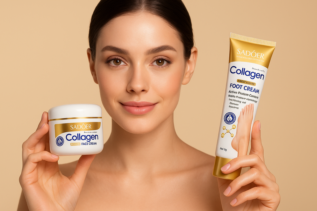 Kolagēna krēmi sejai, rokām un pēdām