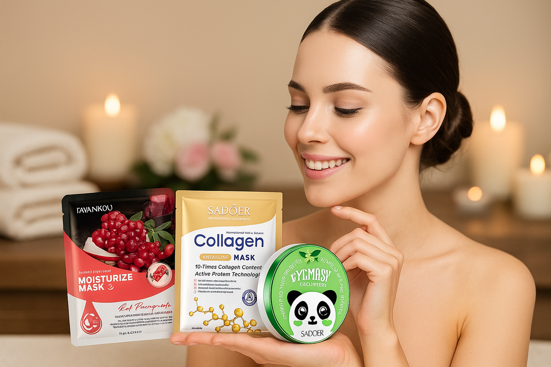 5 soļi mājas SPA rituālam ar sejas maskām un acu plāksteriem