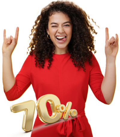 Atlaides līdz 70 %