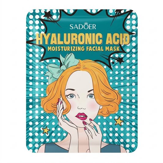 Hialuronskābes mitrinoša sejas maska