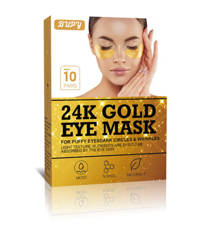 24K Zelta maska acīm 10pāri