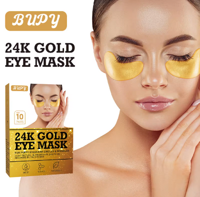24K Zelta maska acīm 10pāri