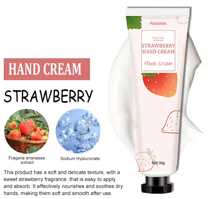 Strawberry extract hand cream 30ml