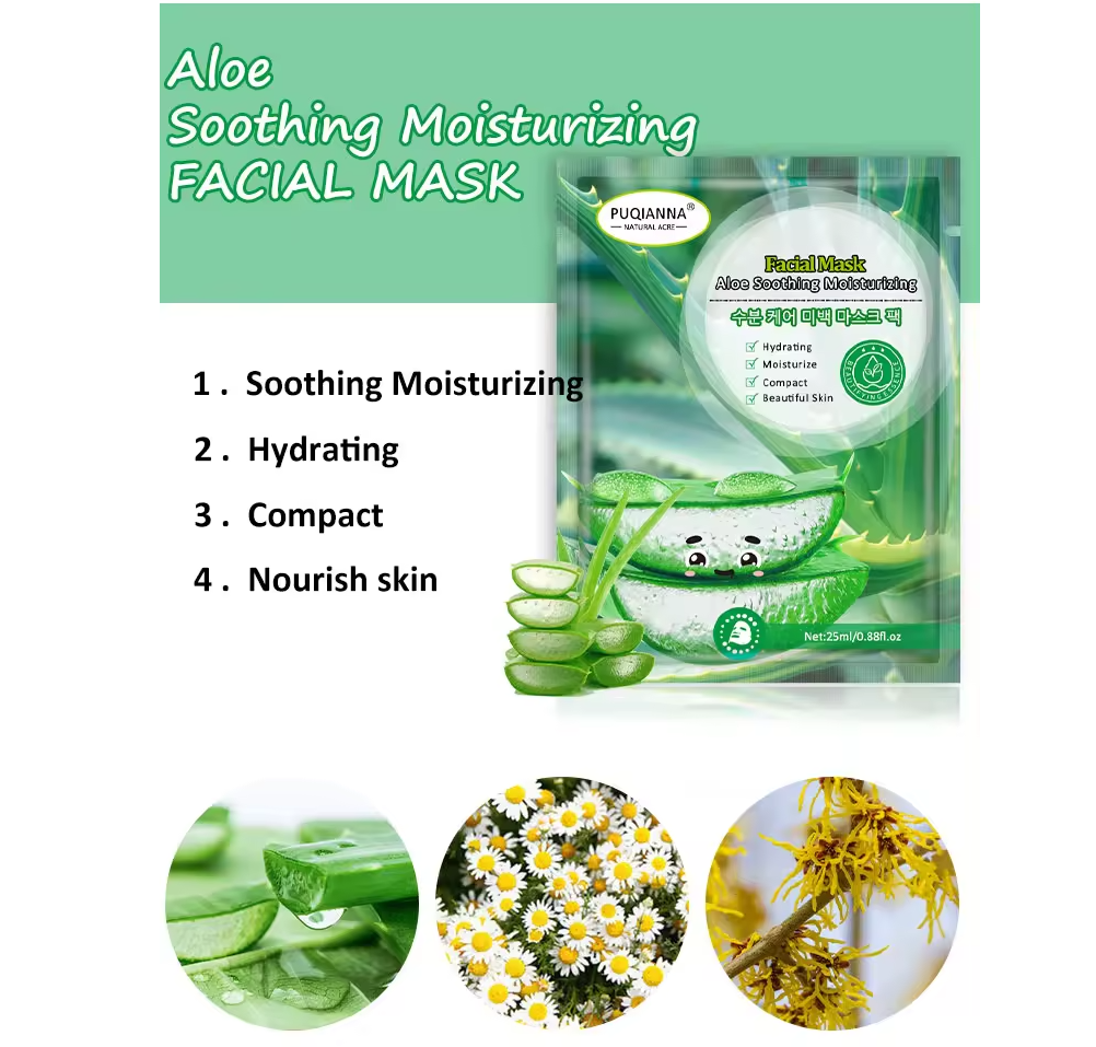 Aloe extract face mask 25gr