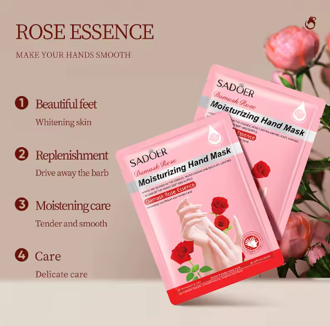 Rose extract hand mask - gloves 35gr