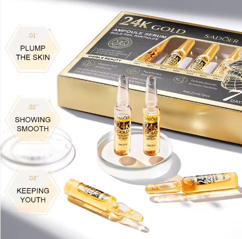 24K zelta sejas serums 2ml x 7gab.