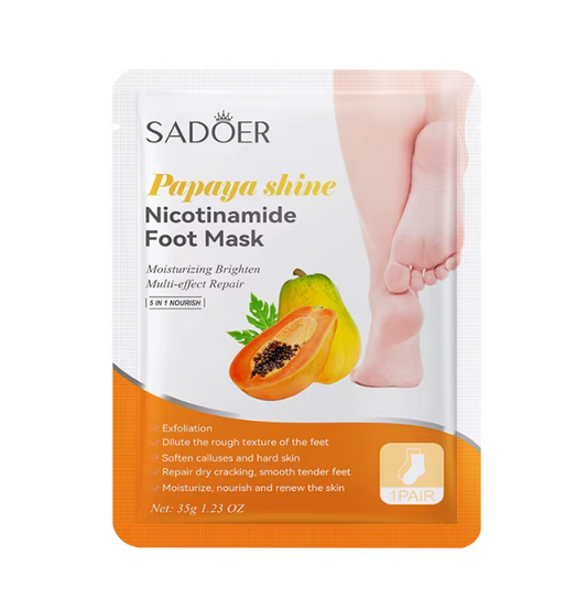 Papaijas nikotinamida pēdu maska