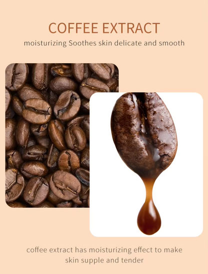 Kafijas pupiņu ekstrakta sejas maska
