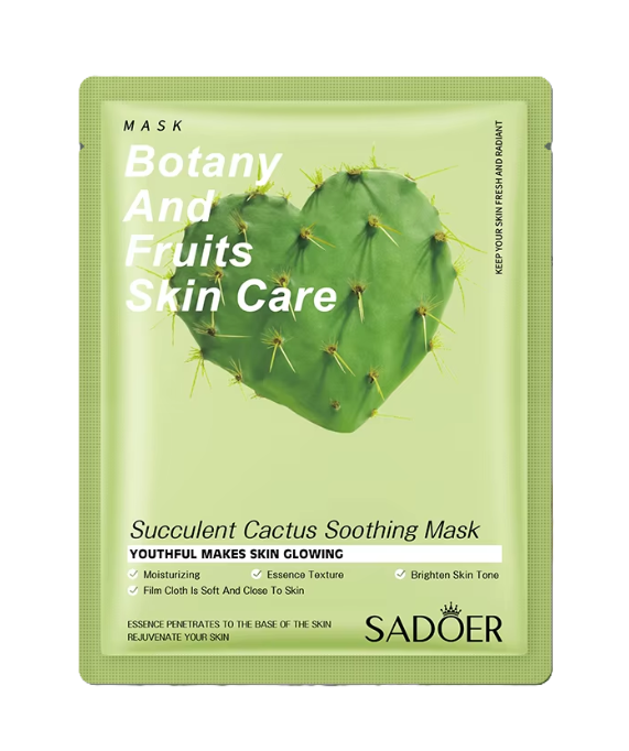 Cactus extract face mask