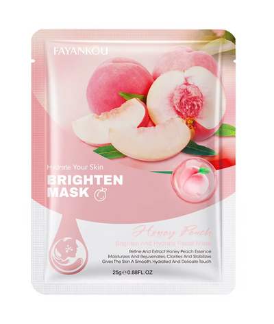 Honey peach face mask