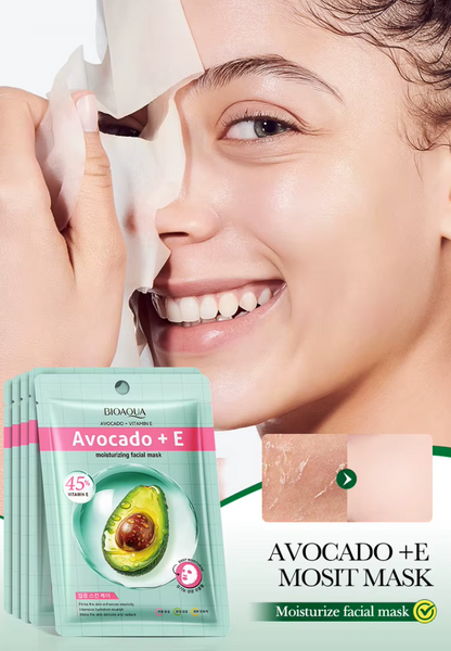 Avokado + E vitamīna sejas maska