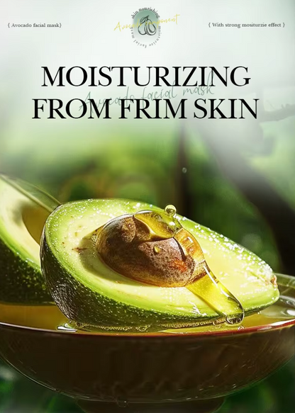 Avokado + E vitamīna sejas maska