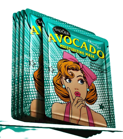 Avokado mitrinoša sejas maska