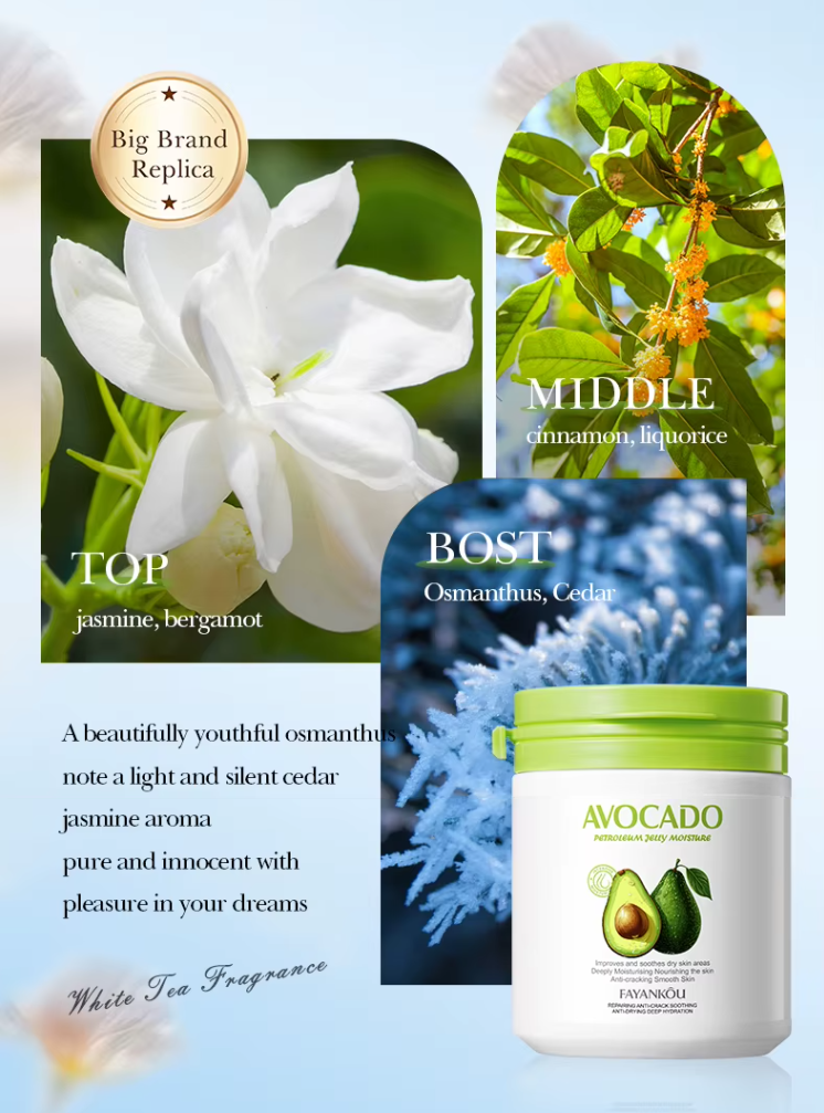 Avocado moisturizing cream for dry skin 170 ml