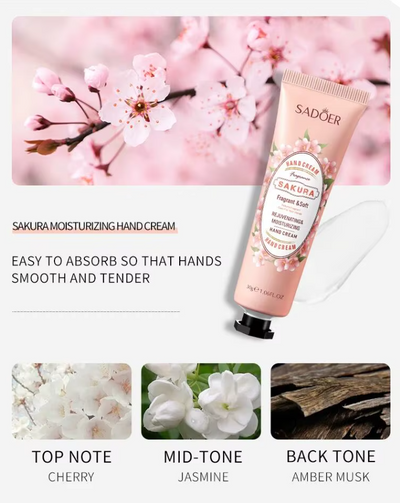 Sakura ziedu roku krēms 30g
