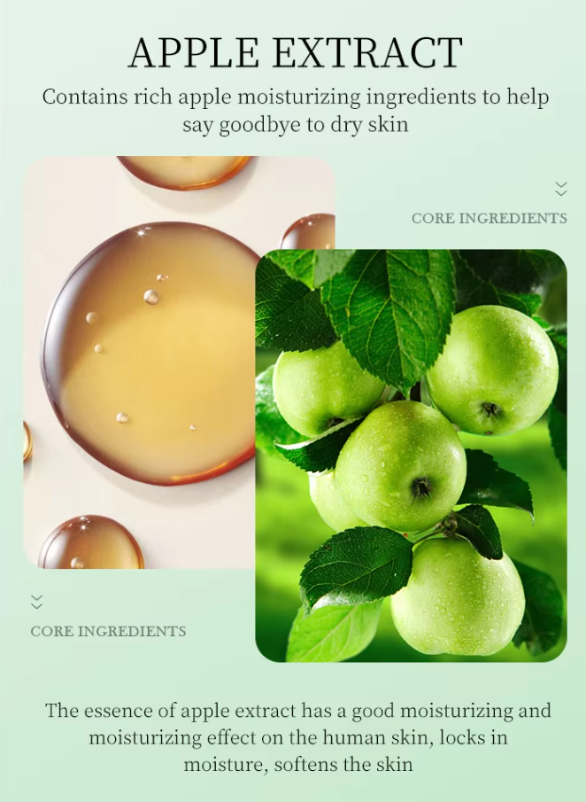 Apple extract face mask
