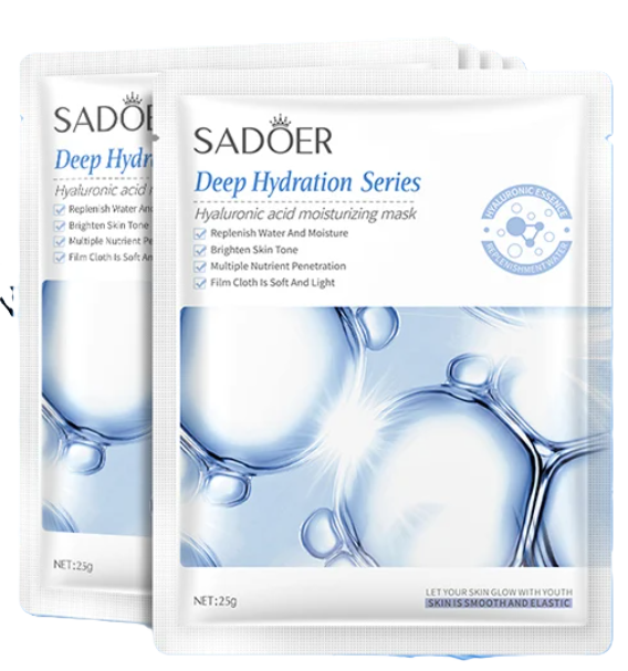 Hyaluronic acid face mask