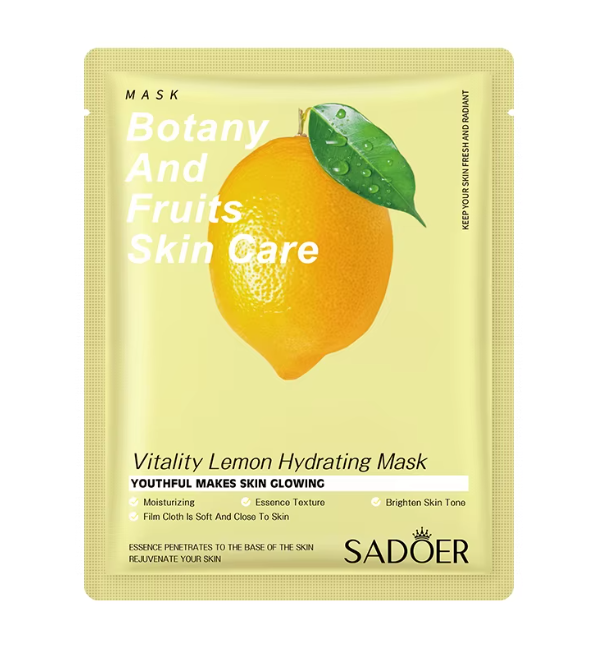 Lemon extract face mask