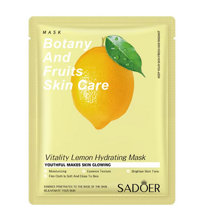 Lemon extract face mask