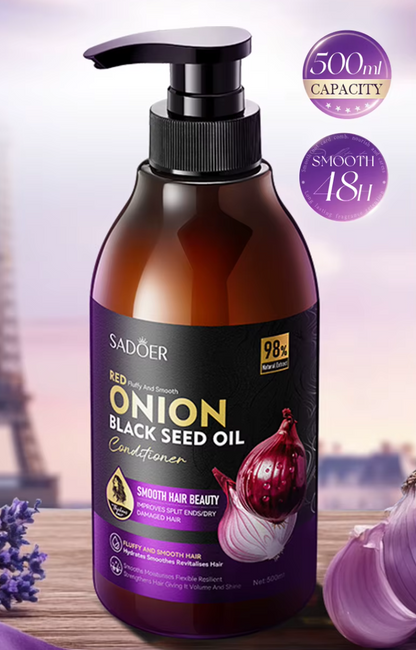 Sarkanā sīpola 98% dabīga ekstrakta kondicionieris 500ml