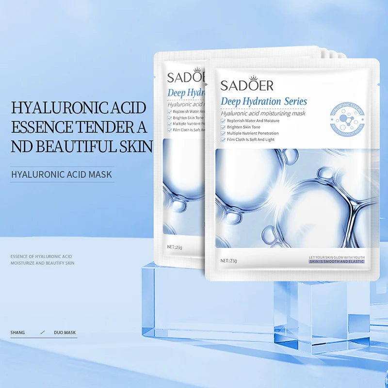Hyaluronic acid face mask