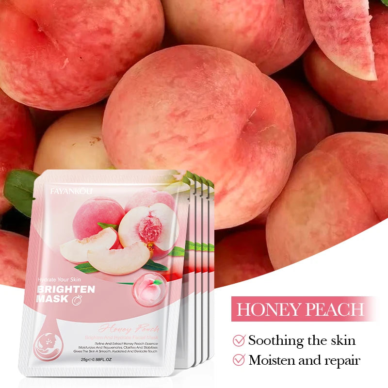 Honey peach face mask
