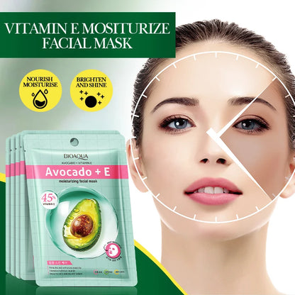 Avokado + E vitamīna sejas maska