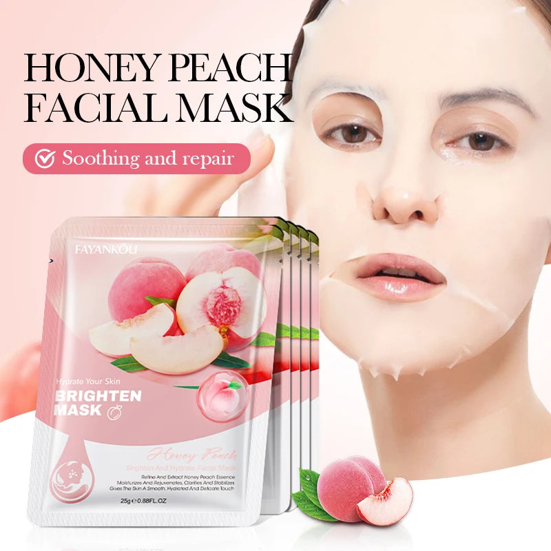 Honey peach face mask