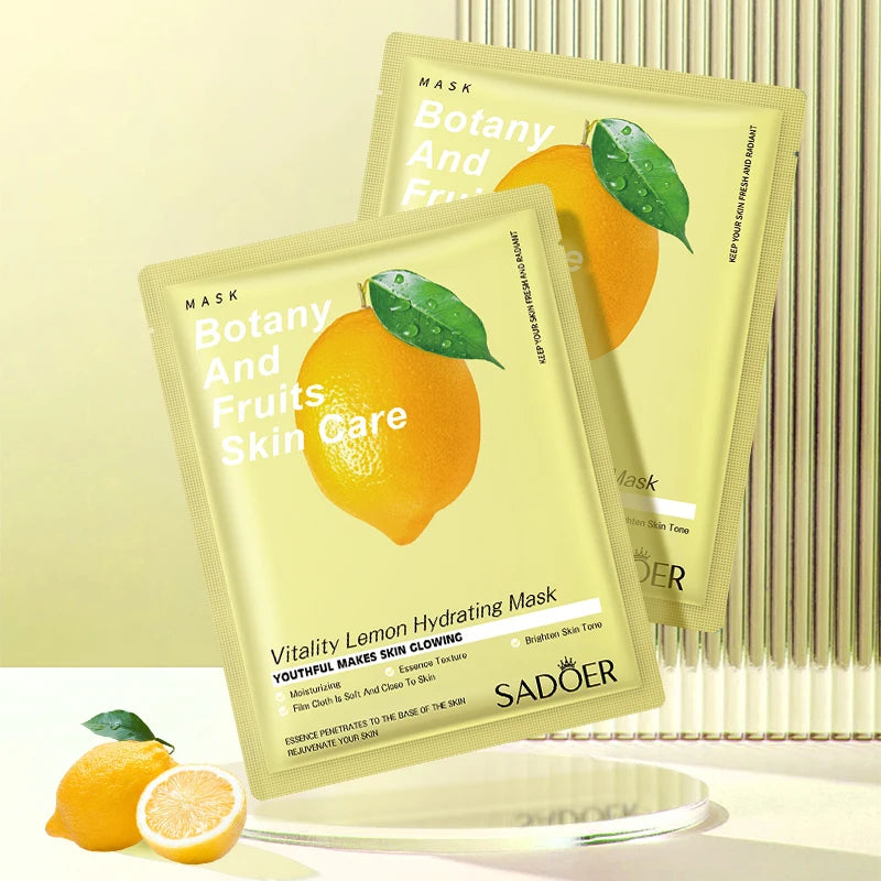 Lemon extract face mask