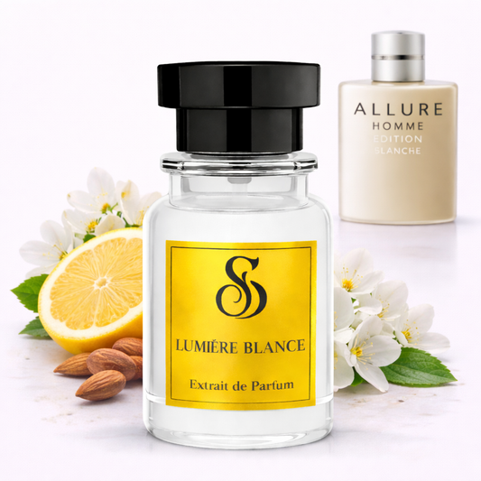 Iedvesmots no Chanel Allure Homme Edition Blanche, Vīrietim