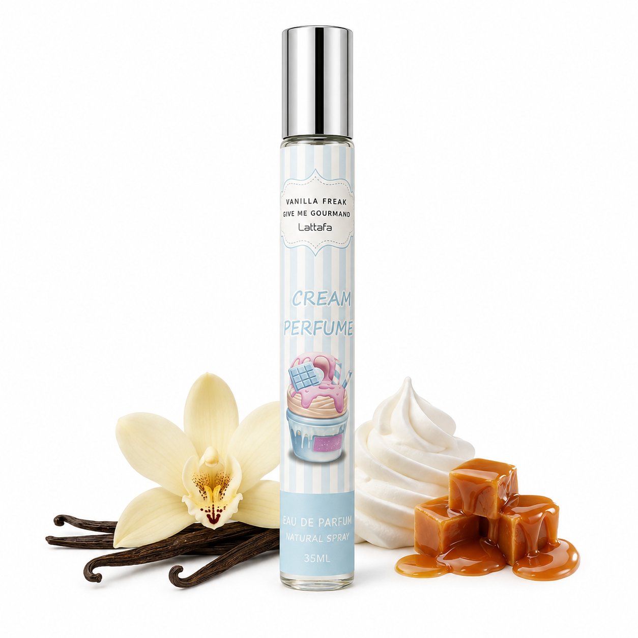 Lattafa Vanilla Freak – Give Me Gourmand Cream Perfume EDT 35 ml