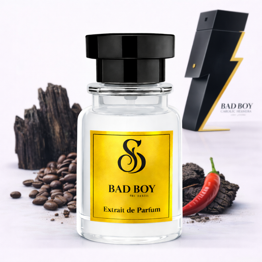 Iedvesmots no Carolina Herrera Bad Boy, Vīrietim