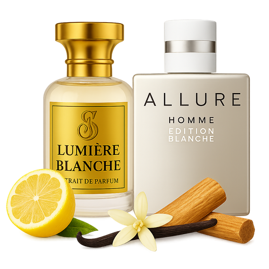 Iedvesmots no Chanel Allure Homme Edition Blanche, Vīrietim