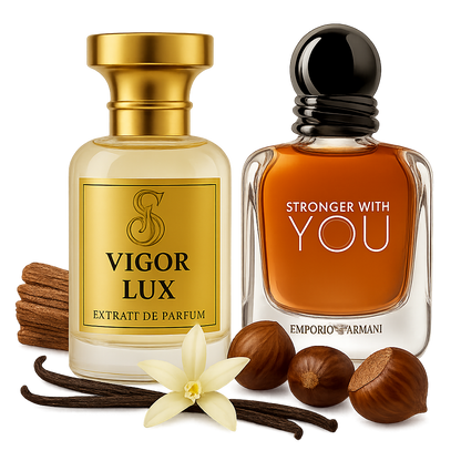 Iedvesmots no Emporio Armani Stronger With You, Vīrietim