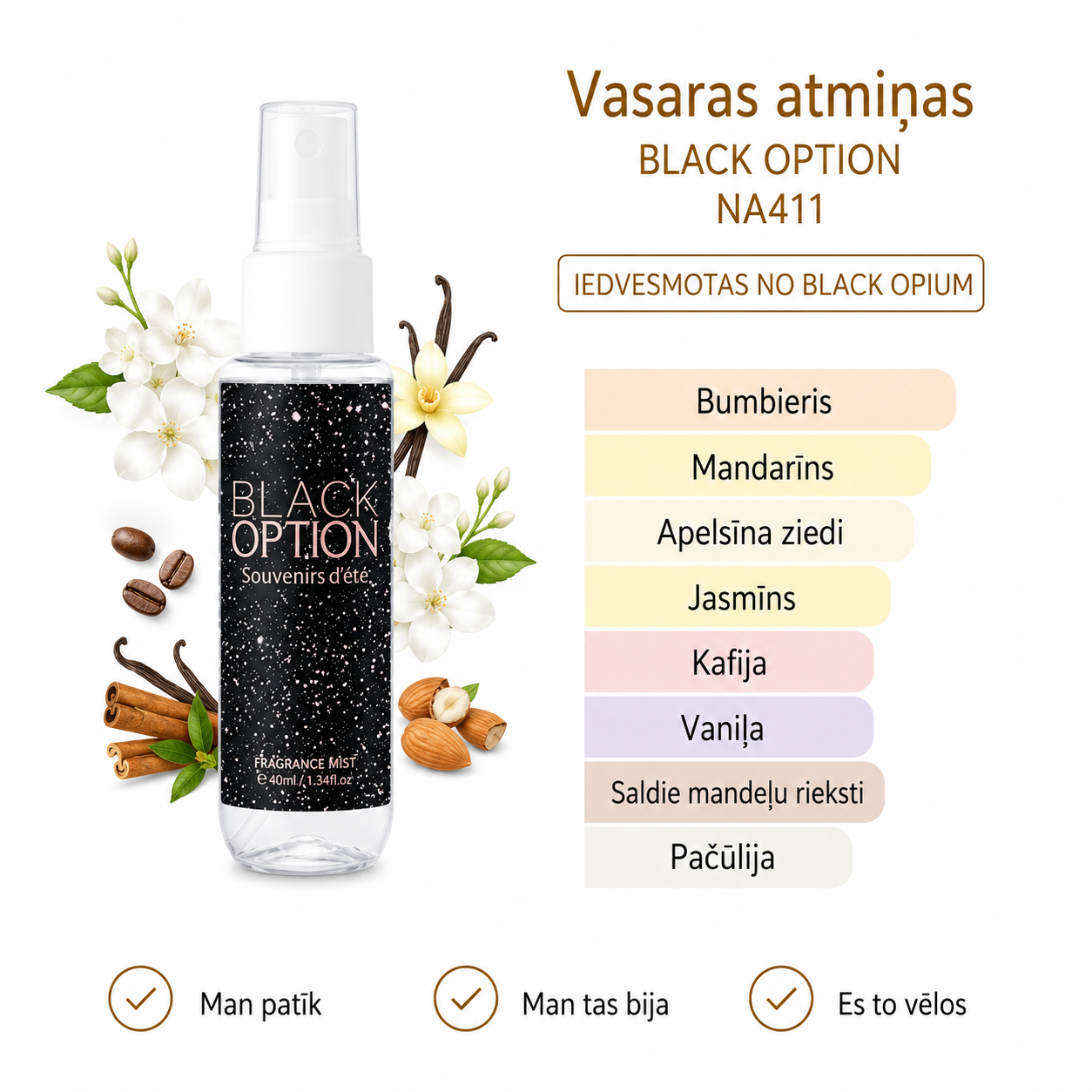 Tualetes ūdens komplekts sievietēm (4 x 40 ml)