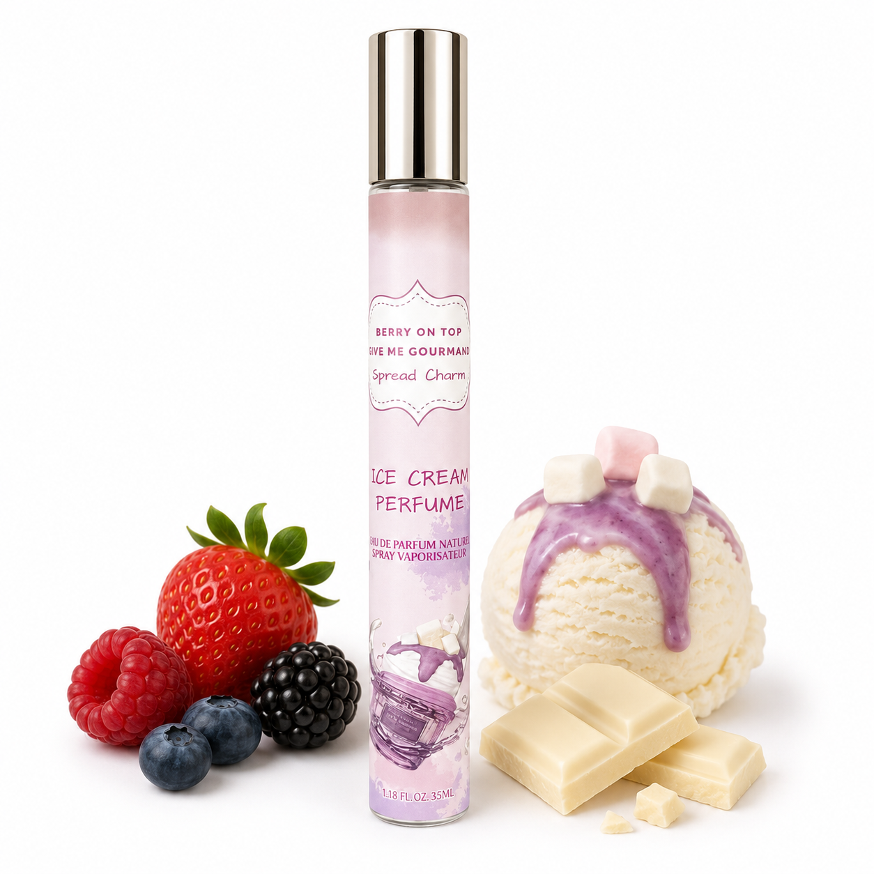 Lattafa Berry On Top – Spread Charm Ice Cream Perfume EDT 35 ml