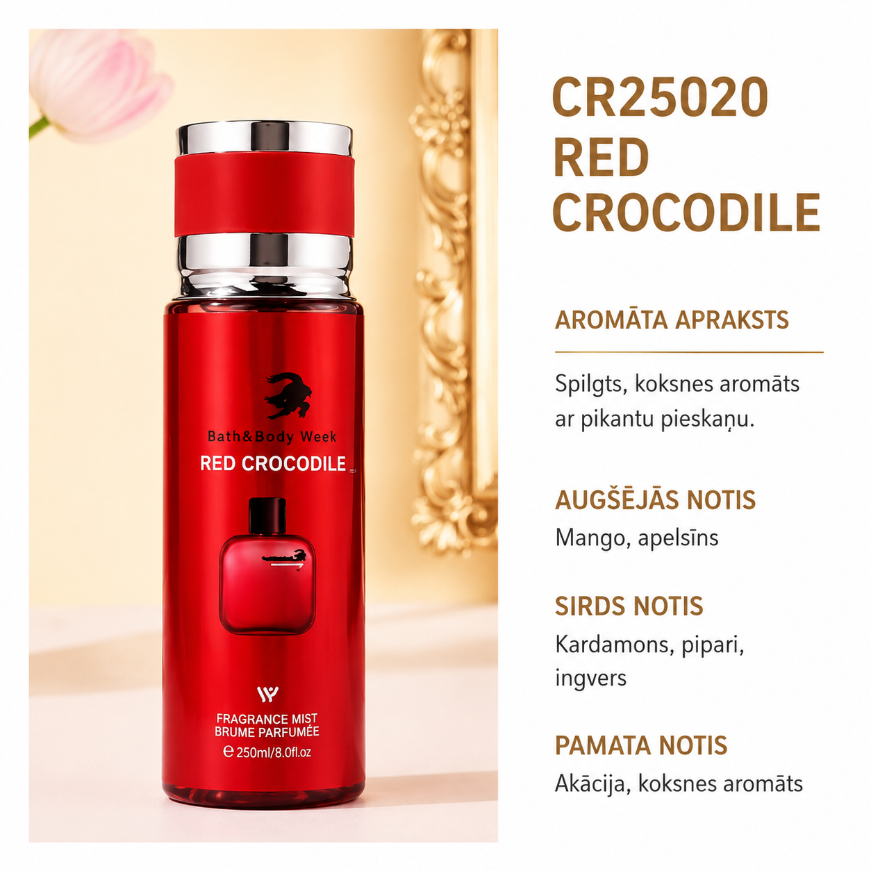 Dezodorants vīriešiem Red Crocodile (250 ml)