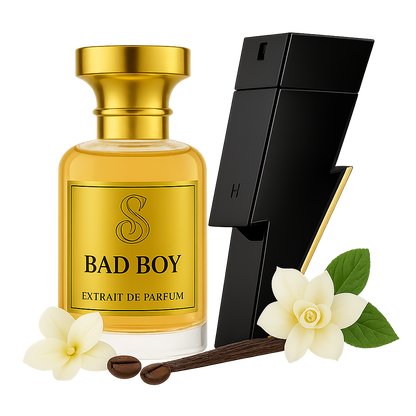 Iedvesmots no Carolina Herrera Bad Boy, Vīrietim