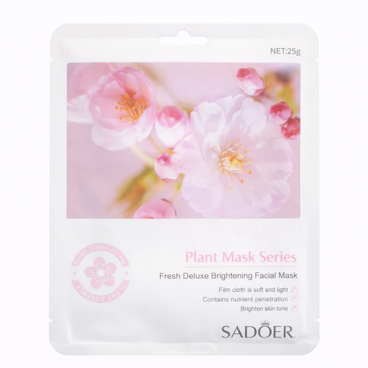 Sakura ziedu sejas maska