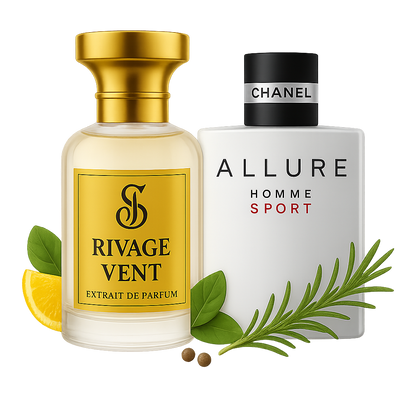 Iedvesmots no Allure Homme Sport, Vīrietim