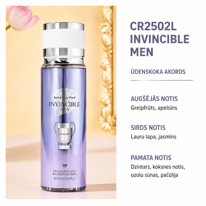 Dezodorants vīriešiem Invincible Men (250 ml)