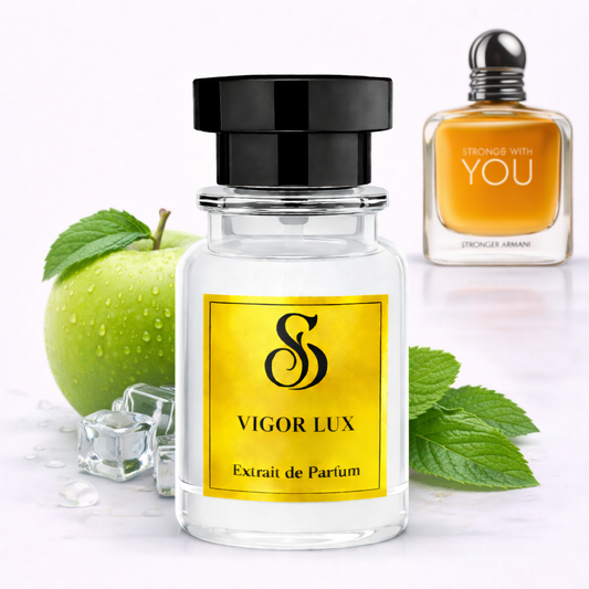 Iedvesmots no Emporio Armani Stronger With You, Vīrietim