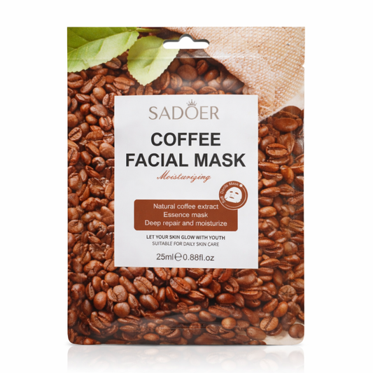Kafijas pupiņu ekstrakta sejas maska